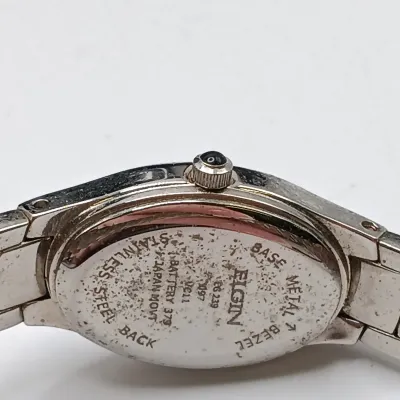 LOT 115: Vintage Watch Collection- Sakata Pocket Watch, Elgin, Timex & Pulsar