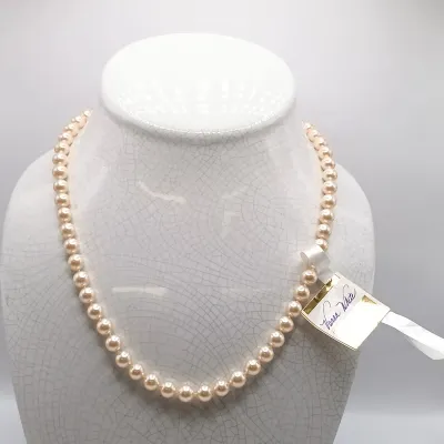 LOT 27: Vintage Vanna White Pearl Necklace, Multi-Strand Beaded Necklace, Gold-Tone Pendant Bracelet & More