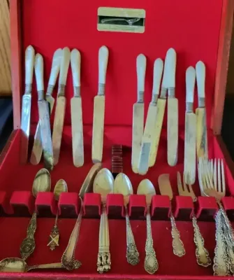 ASSORTED STERLING SILVER FLATWARE (2)