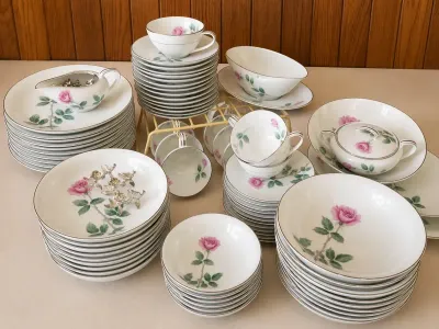NORITAKE NIPPON "ROSEMARIE" CHINA SET