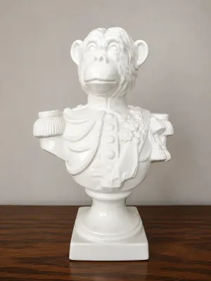 SLS HOTEL AT BEVERLY HILLS PORCELAIN MONKEY BUST