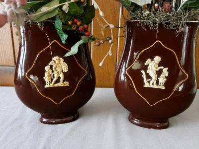 CERAMIC AESTHETIC MOVEMENT VASES