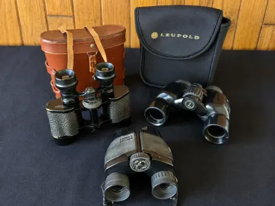 BINOCULARS - LOT OF THREE