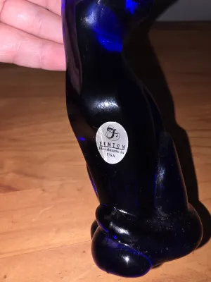 Blue Fenton cat