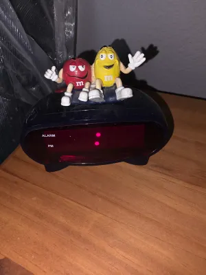 M&M alarm clock