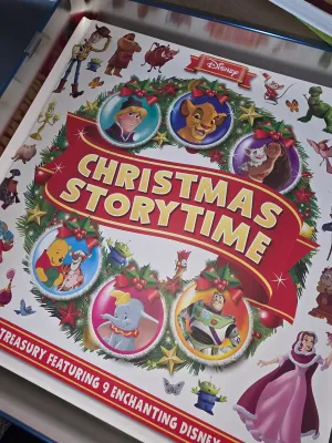 Christmas countdown tin and book