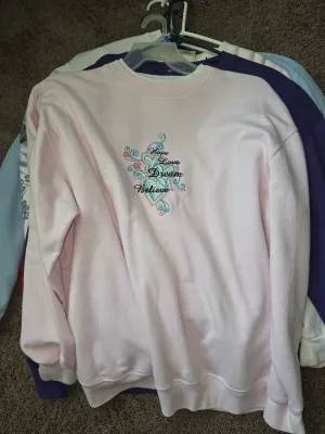Ladies sweat shirts