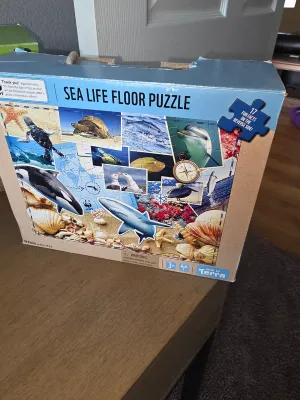 3 wild life floor puzzles