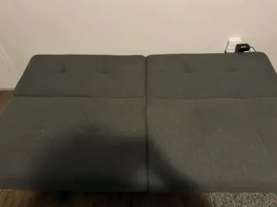 Sale Photo Thumbnail #61: Newer futon- grey