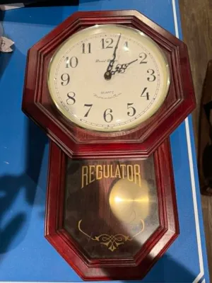Sale Photo Thumbnail #19: Regulator Style Wall Clock