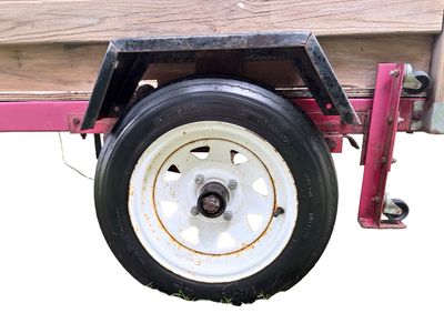 Sale Photo Thumbnail #236: 4 Ft X 8 Ft Tilt Trailer with Aluminum Floor Plate (Aluminum Plate 48"L X 63"H X 0.25" thick)