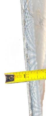 Sale Photo Thumbnail #397: Aluminum Plate 48"L X 63"H X 0.25" thick SHEET B