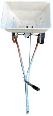 Sale Photo Thumbnail #596: Vintage Push-Style Garden Cart or Lawn Spreader