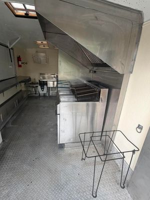 Sale Photo Thumbnail #78: 14 FOOT Food Trailer WHITE

Clean!
Ready to GO!
Contact us to come take a look!