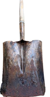 Sale Photo Thumbnail #582: Shovel Bundle of 2 - Yellow Handle, Wooden Handle