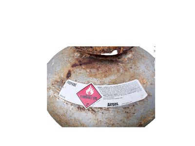 Sale Photo Thumbnail #241: Propane Tank 100 Gallons - Grey Knob - Tank A