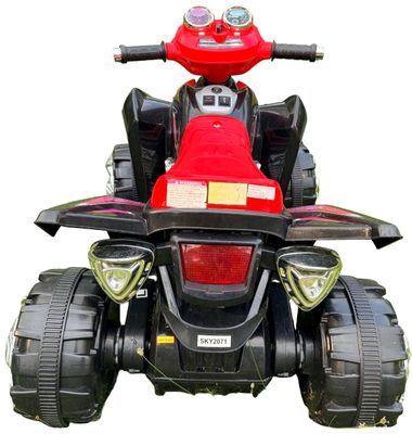 Sale Photo Thumbnail #495: AV-01 Hero 4-Wheeler for Kids, a battery-powered ride-on toy quad in red and black
** Needs charger