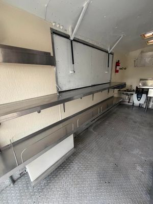 Sale Photo Thumbnail #77: 14 FOOT Food Trailer WHITE

Clean!
Ready to GO!
Contact us to come take a look!