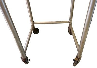 Sale Photo Thumbnail #336: Stainless Steel Table - Small Table with Wheels 
30" x 30" x 35"