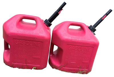 Sale Photo Thumbnail #256: 5-Gallons Gas Cans - Set of 2 Gas Cans - Bundle A