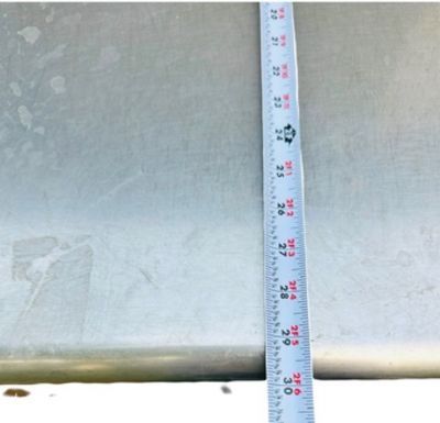 Sale Photo Thumbnail #330: Stainless Steel Table with Drawer - 72" x 30"W x 34 3/4" (6ft x 2ft 6" W x 2ft 10 3/4")