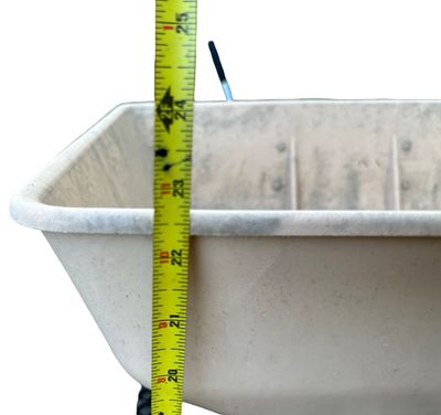 Sale Photo Thumbnail #600: Vintage Push-Style Garden Cart or Lawn Spreader
