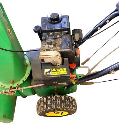 Sale Photo Thumbnail #169: Vintage John 24-Inch Deere Two-Stage Walk-Behind Snowblower