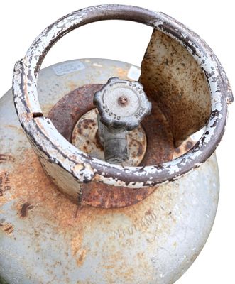 Sale Photo Thumbnail #240: Propane Tank 100 Gallons - Grey Knob - Tank A