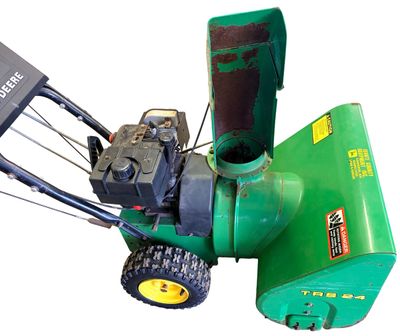 Sale Photo Thumbnail #165: Vintage John 24-Inch Deere Two-Stage Walk-Behind Snowblower