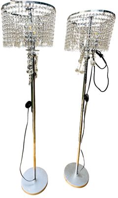 Sale Photo Thumbnail #485: Chandlier Lamps, Set of 2 Lamps