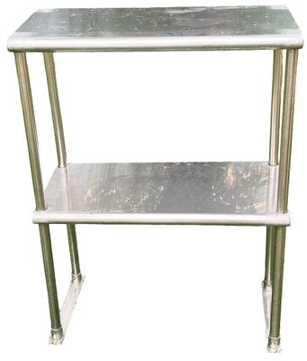 Sale Photo Thumbnail #307: Stainless Steel Table - SMALL 
24"  x " 12" x 33 3/4"