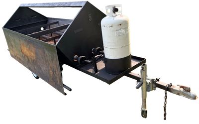 Sale Photo Thumbnail #190: Pig Roaster #5 with 50lbs Propane Tank