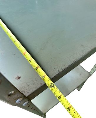 Sale Photo Thumbnail #279: Metal Shelves - Set of 2 Shelves - Beige and Grey