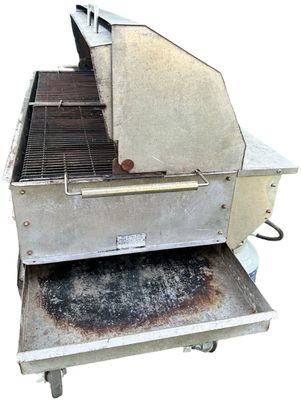 Sale Photo Thumbnail #208: MagiCater Stainless Steel Commercial Transportable Propane Grill - 8 Burners with 2 Propane Tanks