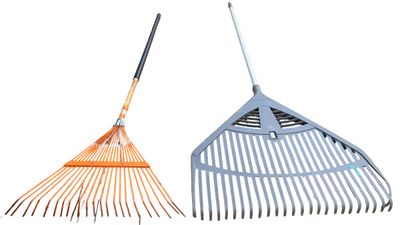 Sale Photo Thumbnail #572: Rake Bundle of 2 Rakes - Orange and Grey