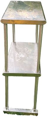 Sale Photo Thumbnail #308: Stainless Steel Table - SMALL 
24"  x " 12" x 33 3/4"