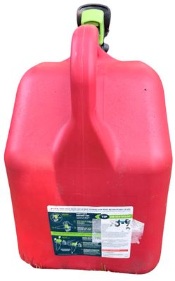 Sale Photo Thumbnail #268: 5-Gallons Gas Cans - ONE gas can - WITH Unleaded Gas 