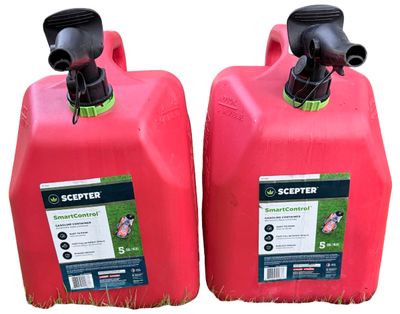 Sale Photo Thumbnail #258: 5-Gallons Gas Cans - Set of 2 Gas Cans - Bundle B