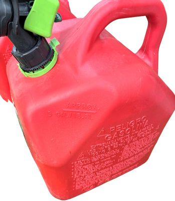 Sale Photo Thumbnail #269: 5-Gallons Gas Cans - ONE gas can - WITH Unleaded Gas 