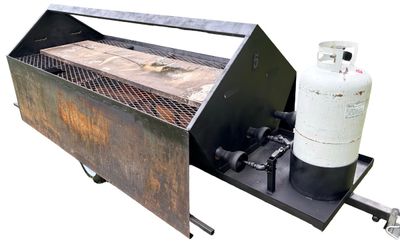 Sale Photo Thumbnail #191: Pig Roaster #5 with 50lbs Propane Tank