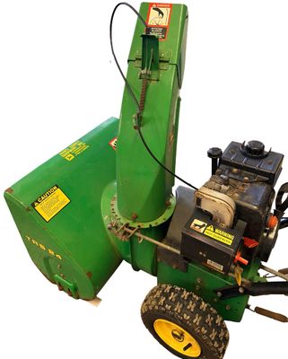 Sale Photo Thumbnail #173: Vintage John 24-Inch Deere Two-Stage Walk-Behind Snowblower