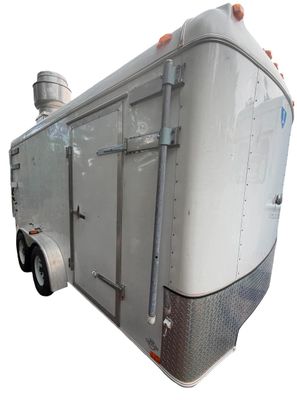 Sale Photo Thumbnail #74: 14 FOOT Food Trailer WHITE

Clean!
Ready to GO!
Contact us to come take a look!