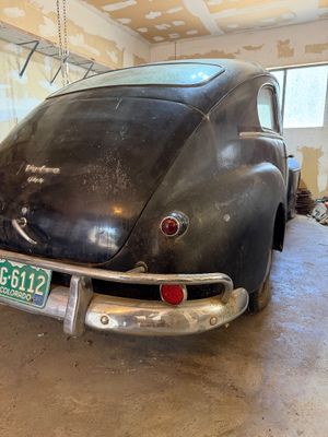 Sale Photo Thumbnail #5: WE HAD A MECHANIC LOOK AT THIS VEHICLE AND
IT DID TURN OVER BUT DID NOT START. 
IT NEEDS A NEW 6 VOLT BATTERY
THERE IS SOME COSMETIC DAMAGE TO THE PAINT ON HOOD AND ROOF. 
THERE IS SOME PITTING ON THE FRONT OF HOOD, NO OTHER BODY DAMAGE SEEN.
NONE OR VERY