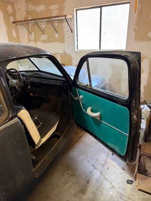 Sale Photo Thumbnail #12: WE HAD A MECHANIC LOOK AT THIS VEHICLE AND
IT DID TURN OVER BUT DID NOT START. 
IT NEEDS A NEW 6 VOLT BATTERY
THERE IS SOME COSMETIC DAMAGE TO THE PAINT ON HOOD AND ROOF. 
THERE IS SOME PITTING ON THE FRONT OF HOOD, NO OTHER BODY DAMAGE SEEN.
NONE OR VERY