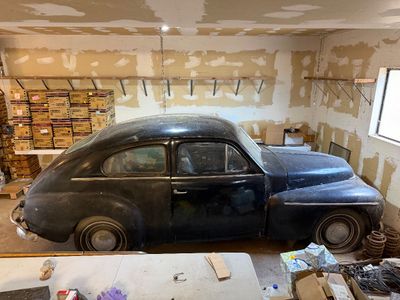 Sale Photo Thumbnail #8: WE HAD A MECHANIC LOOK AT THIS VEHICLE AND
IT DID TURN OVER BUT DID NOT START. 
IT NEEDS A NEW 6 VOLT BATTERY
THERE IS SOME COSMETIC DAMAGE TO THE PAINT ON HOOD AND ROOF. 
THERE IS SOME PITTING ON THE FRONT OF HOOD, NO OTHER BODY DAMAGE SEEN.
NONE OR VERY
