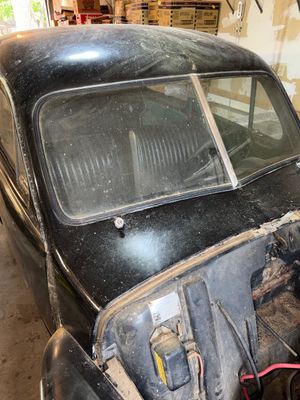 Sale Photo Thumbnail #47: WE HAD A MECHANIC LOOK AT THIS VEHICLE AND
IT DID TURN OVER BUT DID NOT START. 
IT NEEDS A NEW 6 VOLT BATTERY
THERE IS SOME COSMETIC DAMAGE TO THE PAINT ON HOOD AND ROOF. 
THERE IS SOME PITTING ON THE FRONT OF HOOD, NO OTHER BODY DAMAGE SEEN.
NONE OR VERY