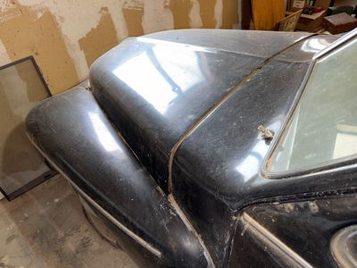 Sale Photo Thumbnail #39: WE HAD A MECHANIC LOOK AT THIS VEHICLE AND
IT DID TURN OVER BUT DID NOT START. 
IT NEEDS A NEW 6 VOLT BATTERY
THERE IS SOME COSMETIC DAMAGE TO THE PAINT ON HOOD AND ROOF. 
THERE IS SOME PITTING ON THE FRONT OF HOOD, NO OTHER BODY DAMAGE SEEN.
NONE OR VERY