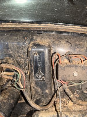 Sale Photo Thumbnail #45: WE HAD A MECHANIC LOOK AT THIS VEHICLE AND
IT DID TURN OVER BUT DID NOT START. 
IT NEEDS A NEW 6 VOLT BATTERY
THERE IS SOME COSMETIC DAMAGE TO THE PAINT ON HOOD AND ROOF. 
THERE IS SOME PITTING ON THE FRONT OF HOOD, NO OTHER BODY DAMAGE SEEN.
NONE OR VERY