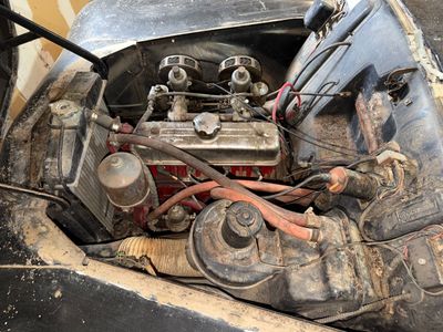 Sale Photo Thumbnail #44: WE HAD A MECHANIC LOOK AT THIS VEHICLE AND
IT DID TURN OVER BUT DID NOT START. 
IT NEEDS A NEW 6 VOLT BATTERY
THERE IS SOME COSMETIC DAMAGE TO THE PAINT ON HOOD AND ROOF. 
THERE IS SOME PITTING ON THE FRONT OF HOOD, NO OTHER BODY DAMAGE SEEN.
NONE OR VERY