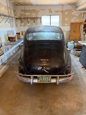 Sale Photo Thumbnail #2: WE HAD A MECHANIC LOOK AT THIS VEHICLE AND
IT DID TURN OVER BUT DID NOT START. 
IT NEEDS A NEW 6 VOLT BATTERY
THERE IS SOME COSMETIC DAMAGE TO THE PAINT ON HOOD AND ROOF. 
THERE IS SOME PITTING ON THE FRONT OF HOOD, NO OTHER BODY DAMAGE SEEN.
NONE OR VERY